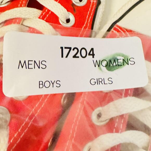 Converse Shoes Womens 6.5 Red Canvas Chuck Taylor All Star Low Top Sneakers - Picture 12 of 12